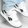 Baskets en Cuir Reebok GL1000 - Blanc Noir Vert Foncé 100074215 https://chb7.com original Algerie DZ