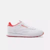 Basket en Cuir Reebok Classic Leather Blanche et Rouge 100033913 https://chb7.com original Algerie DZ