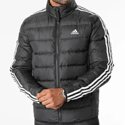 Doudoune A Bandes Essential 3 Stripes IK3206 https://chb7.com original Algerie DZ