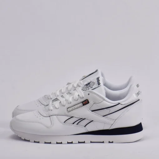 Baskets en Cuir Reebok Classic Leather White Vector Navy 100201123 https://chb7.com original Algerie DZ
