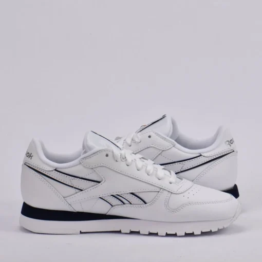Baskets en Cuir Reebok Classic Leather White Vector Navy 100201123 https://chb7.com original Algerie DZ