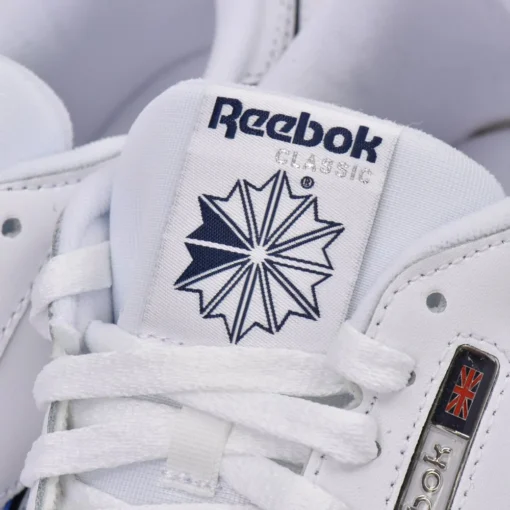 Baskets en Cuir Reebok Classic Leather White Vector Navy 100201123 https://chb7.com original Algerie DZ