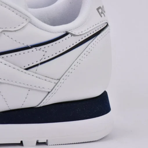 Baskets en Cuir Reebok Classic Leather White Vector Navy 100201123 https://chb7.com original Algerie DZ