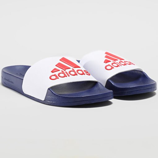 Claquettes Adilette Shower Bleu Marine Blanc HQ6885 https://chb7.com original Algerie DZ