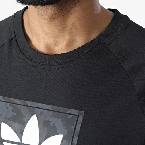 Tee Shirt Camo Tongue Noir Adidas Originals IS0236 https://chb7.com original Algerie DZ