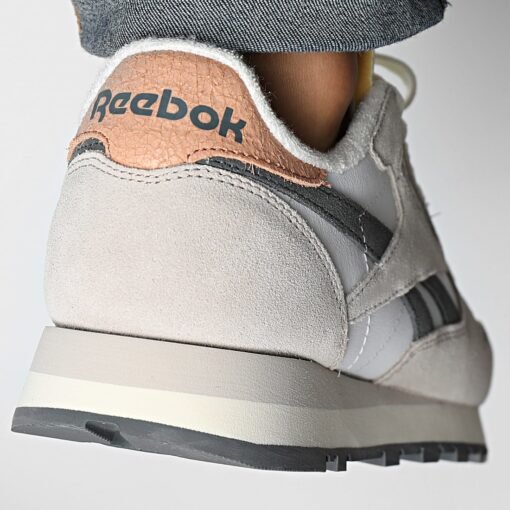Baskets Classic Leather White Stone Grey 5 100201109 https://chb7.com original Algerie DZ