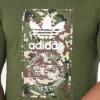 Tee Shirt 100% Coton adidas Originals Camo Tongue Vert Kaki IS0248 https://chb7.com original Algerie DZ