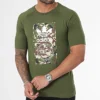 Tee Shirt 100% Coton adidas Originals Camo Tongue Vert Kaki IS0248 https://chb7.com original Algerie DZ