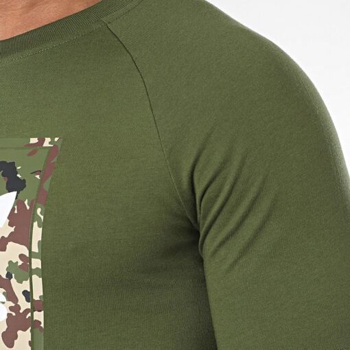 Tee Shirt 100% Coton adidas Originals Camo Tongue Vert Kaki IS0248 https://chb7.com original Algerie DZ