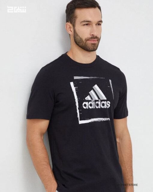 T-shirt adidas 100 % coton Two-Tone Stencil Graphic Tee Noir HS2519 https://chb7.com original Algerie DZ