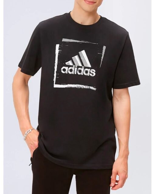 T-shirt adidas 100 % coton Two-Tone Stencil Graphic Tee Noir HS2519 https://chb7.com original Algerie DZ