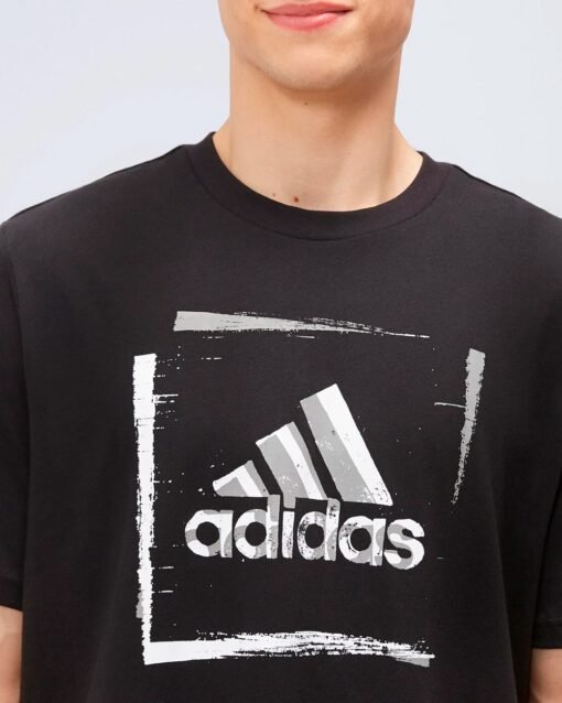T-shirt adidas 100 % coton Two-Tone Stencil Graphic Tee Noir HS2519 https://chb7.com original Algerie DZ