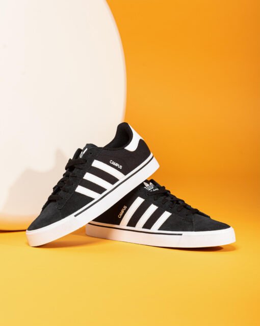 Baskets adidas Originals Campus Vulc Core Black Footwear White Gum3 ID1372 https://chb7.com original Algerie DZ