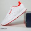 Basket en Cuir Reebok Classic Leather Blanche et Rouge 100033913 https://chb7.com original Algerie DZ