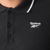 Polo Reebok Manches Courtes RI Noir FP9173 https://chb7.com original Algerie DZ
