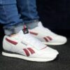 Baskets en Cuir Reebok Glide White Vector Red 100201272 https://chb7.com original Algerie DZ