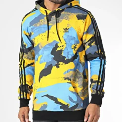 Ensemble adidas Camo Series Allover Print Hoodie Haut & Bas HK2804-HK2807 https://chb7.com original Algerie DZ
