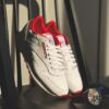 Basket en Cuir Reebok Classic Leather Blanche et Rouge 100033913 https://chb7.com original Algerie DZ