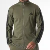 Survêtement adidas Sportswear Basic 3-Stripes Tricot Vert Olive JI8854 https://chb7.com original Algerie DZ