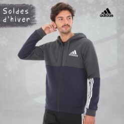 Sweat à capuche adidas Essentials Colorblock Full-Zip HK2879 https://chb7.com original Algerie DZ