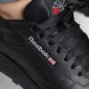 Chaussures Reebok Classic Leather Black 100008494 https://chb7.com original Algerie DZ