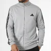 Survêtement adidas 3-Stripes French Terry - Gris Noir JI8876 https://chb7.com original Algerie DZ