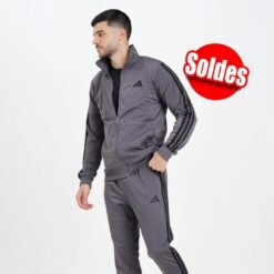 Survêtement adidas 3 Stripes Gris Anthracite JI8856 https://chb7.com original Algerie DZ
