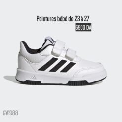Baskets adidas Tensaur à scratch noir et blanc GW1988-GW1981 https://chb7.com original Algerie DZ