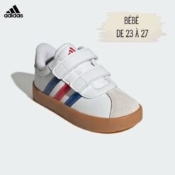Baskets adidas VL Court 3.0 enfant à scratch JH6310 https://chb7.com original Algerie DZ
