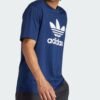 T-shirt adidas Originals Adicolor Trefoil Bleu Homme IR8011 https://chb7.com original Algerie DZ